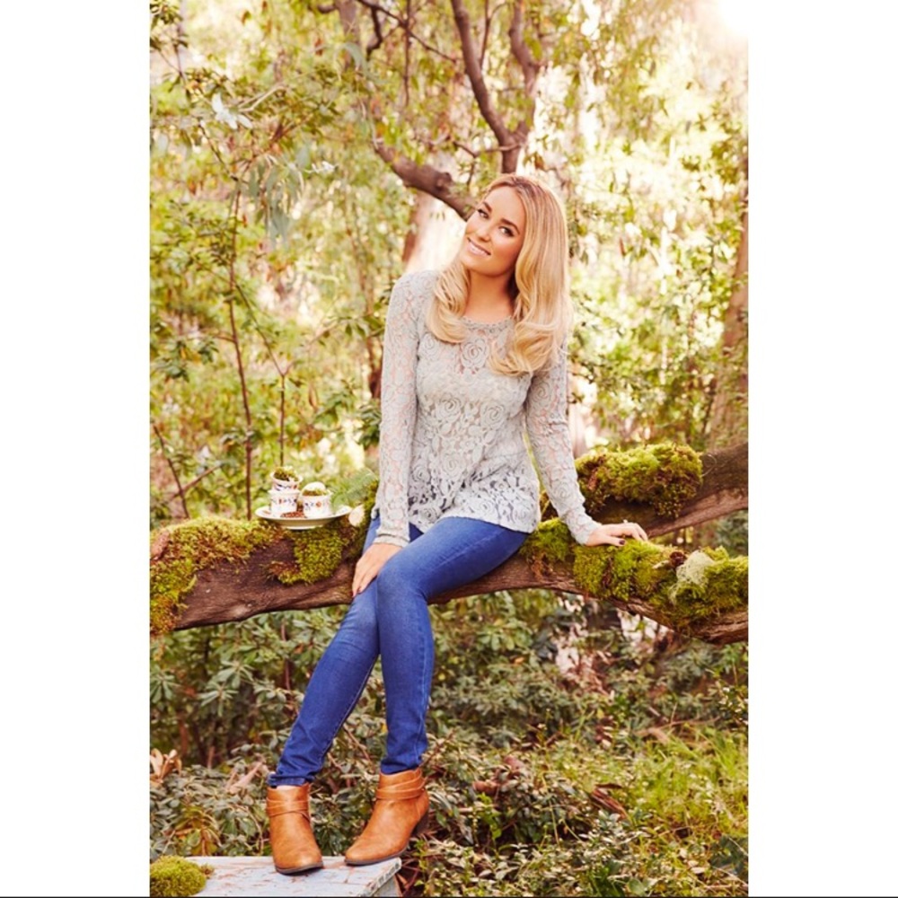 Lauren Conrad Strappy Ankle Boots