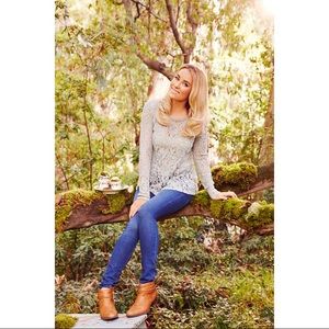 Lauren Conrad Strappy Ankle Boots