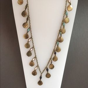 Long rustic necklace