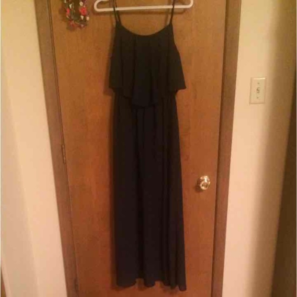 Navy blue maxi dress