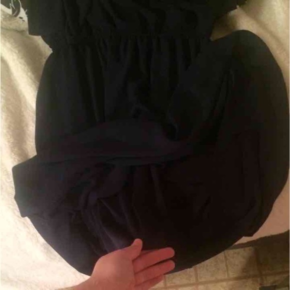 Navy blue maxi dress - Picture 2 of 3