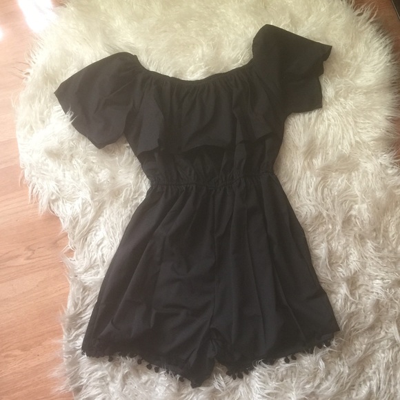 💚Off the shoulder romper XL💚 - Picture 4 of 8