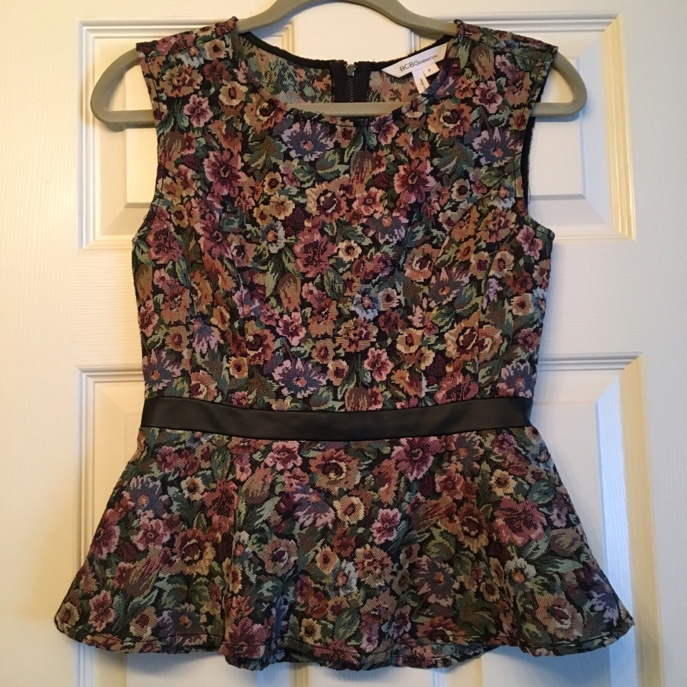 BCBGeneration Peplum Blouse