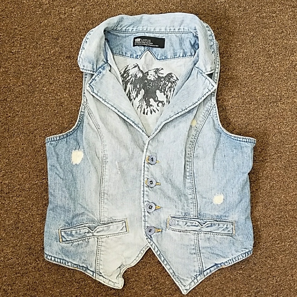 Denim vest