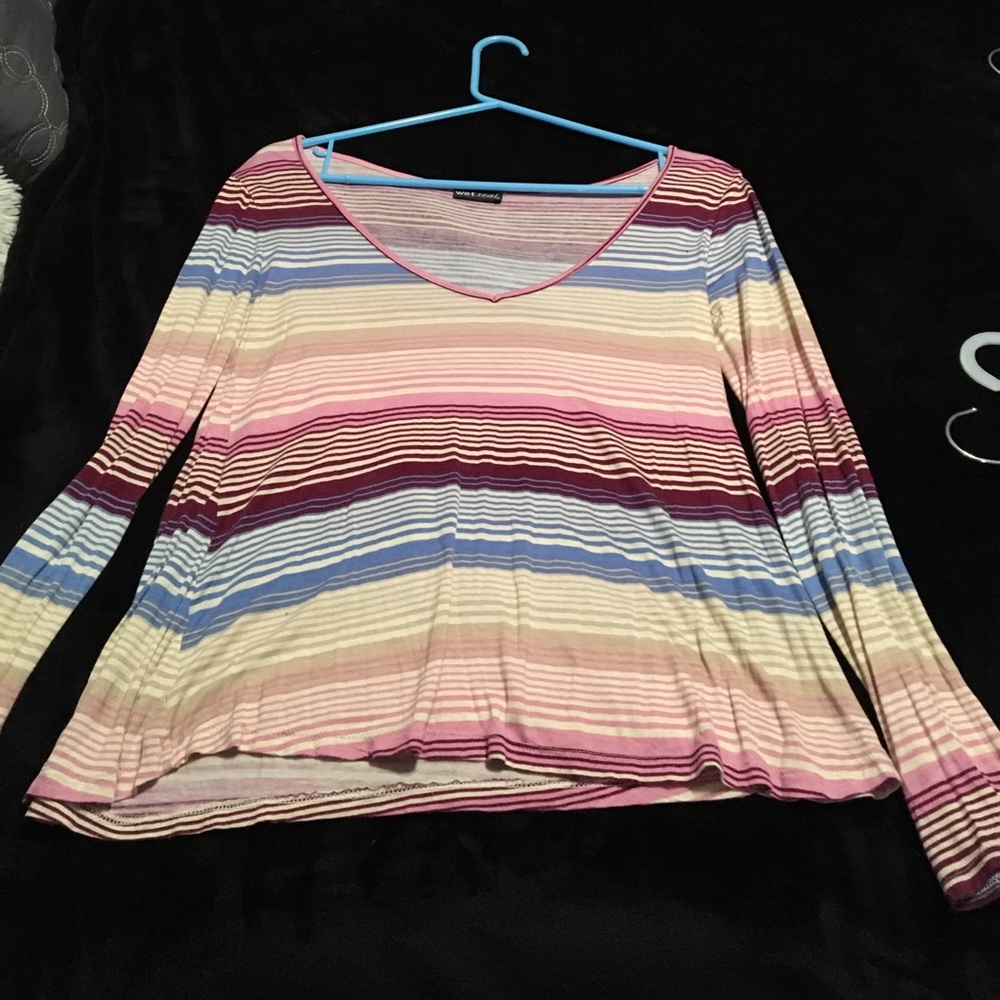 Patterned long sleeve
