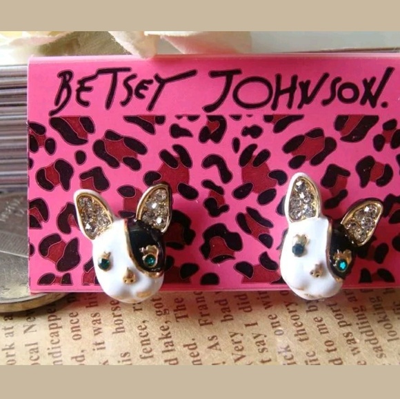 ๐HP! ๐ฉBetsey Johnson Cutest Lil Pup Earrings!๐ฉ - Picture 2 of 3