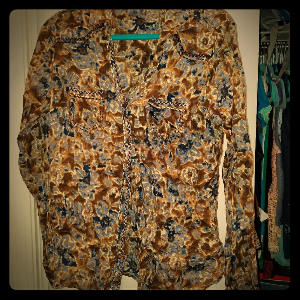 Floral Dress Shirt