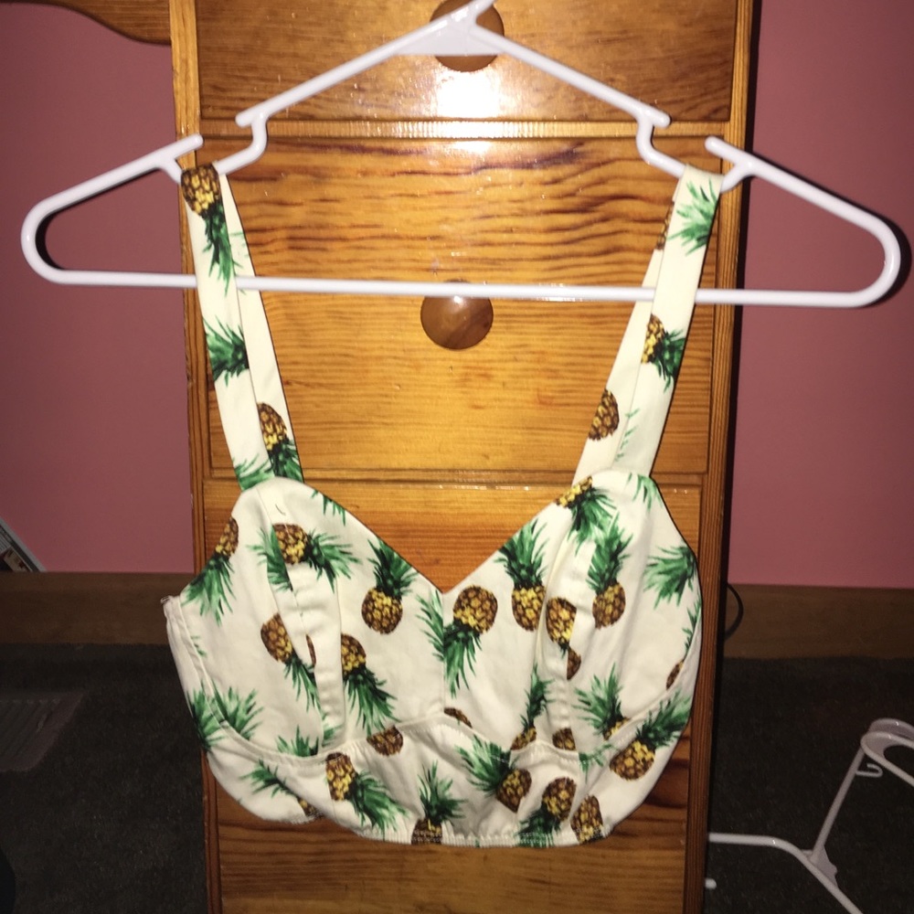 Now Back Pineapple Crop Top