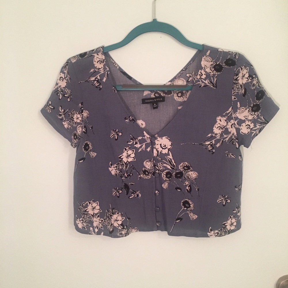 Floral crop top