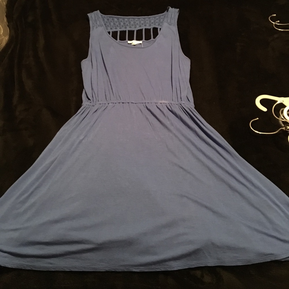 Blue dress