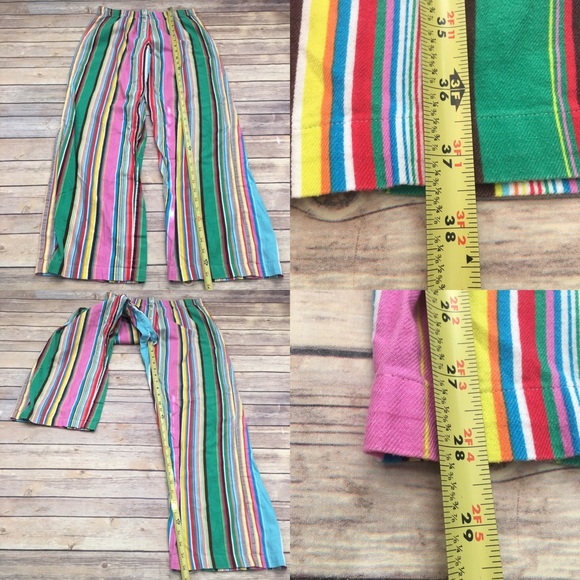 SOLD 🌳Size Medium VS Stripped Fold Down Pajama - Picture 2 of 7