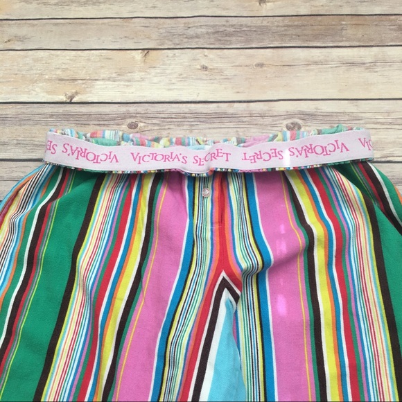 SOLD 🌳Size Medium VS Stripped Fold Down Pajama - Picture 5 of 7