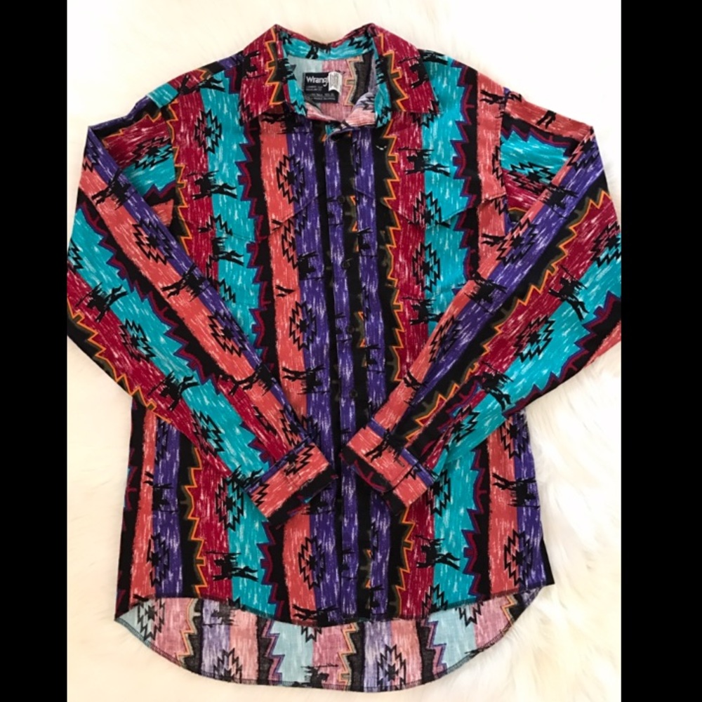 Vintage wrangler western shirt