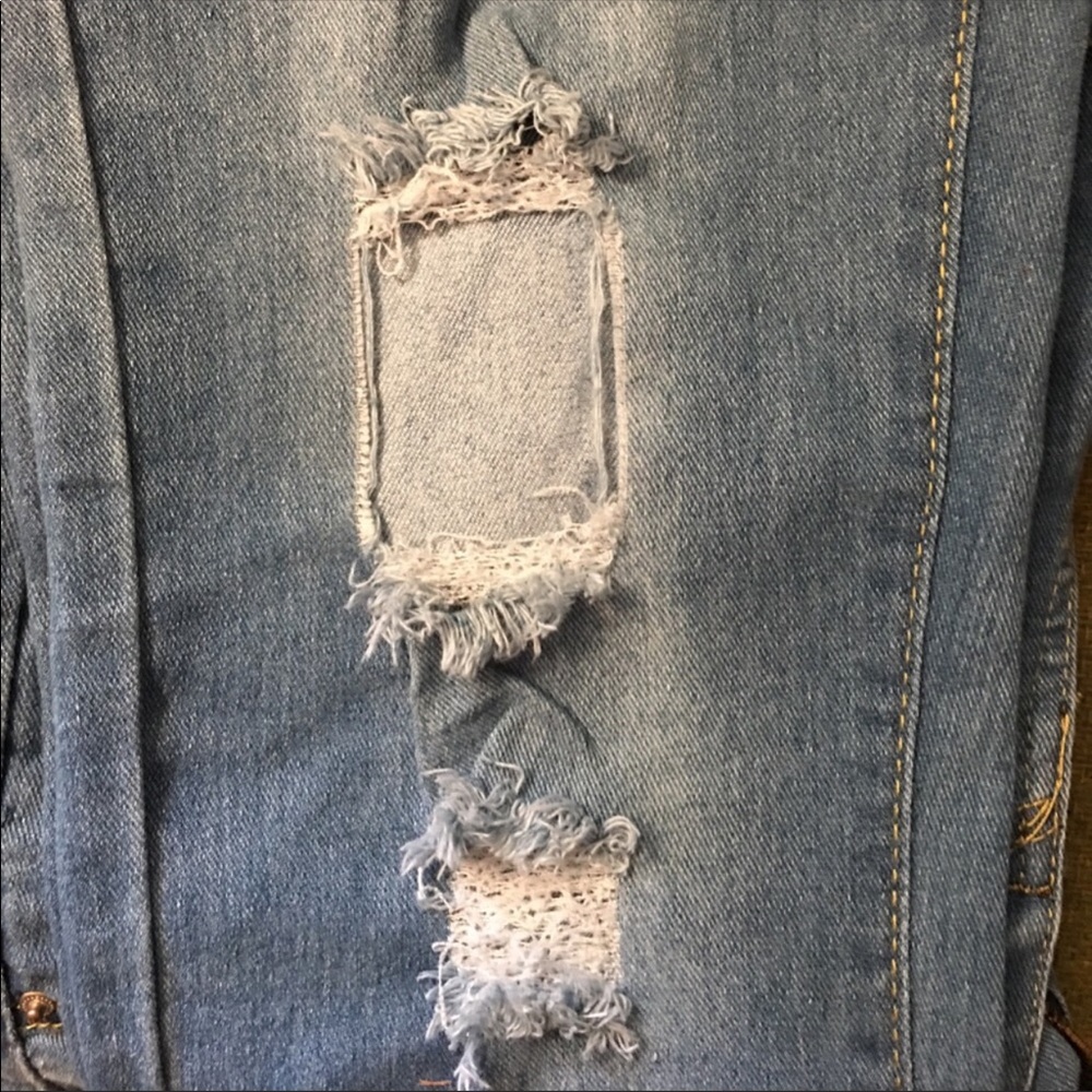New! Destroyed Jeans with Soft and stretchy - Picture 2 of 3