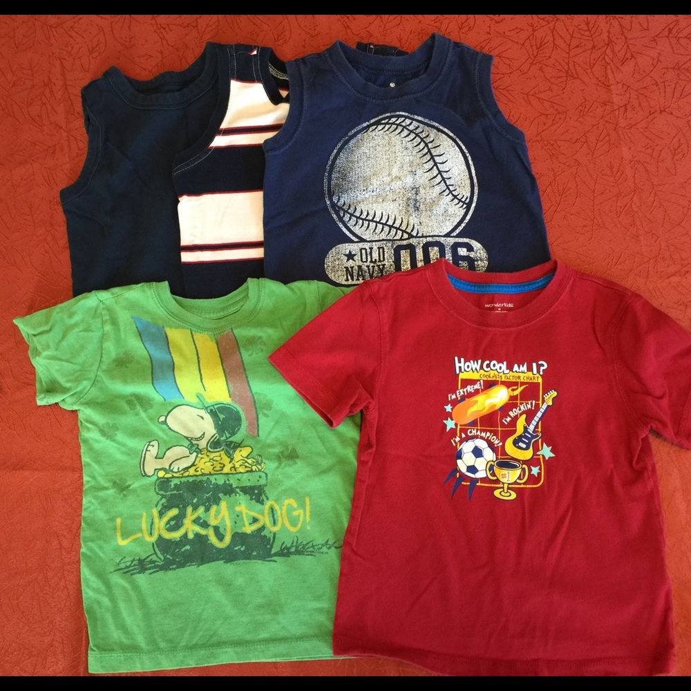 Bundle boys 5t summer shirts