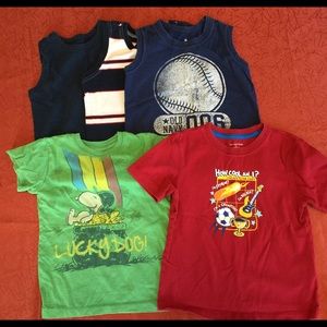 Bundle boys 5t summer shirts
