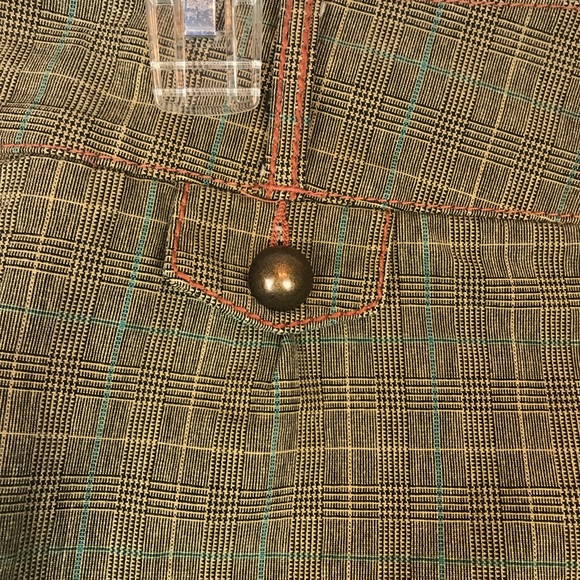 La Rock shorts cuffed plaid buttons - Picture 2 of 7