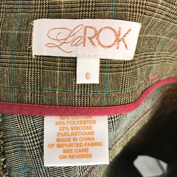 La Rock shorts cuffed plaid buttons - Picture 6 of 7