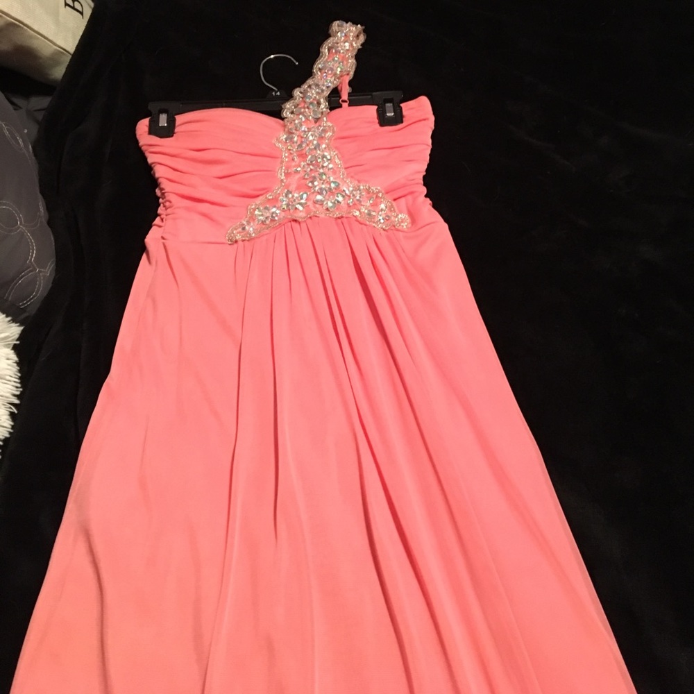 Pink prom dress