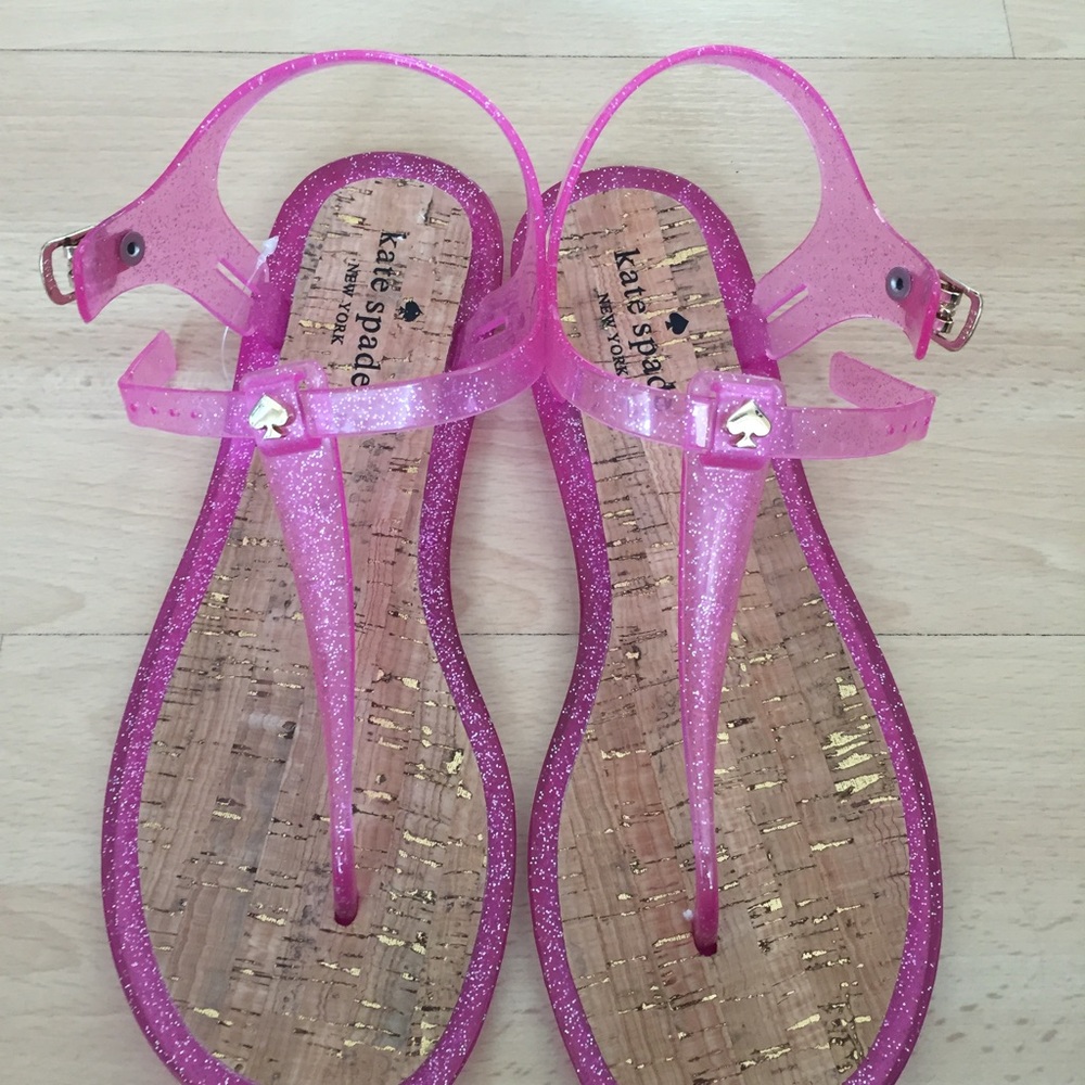 ✨LOWEST✨ Kate Spade • Yari Pink Jelly Sandals - 7 - Picture 2 of 4