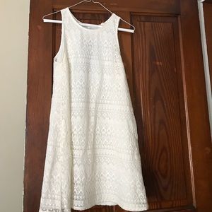 Lace shift dress