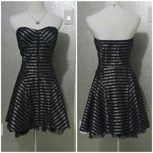 Black and silver stater dress