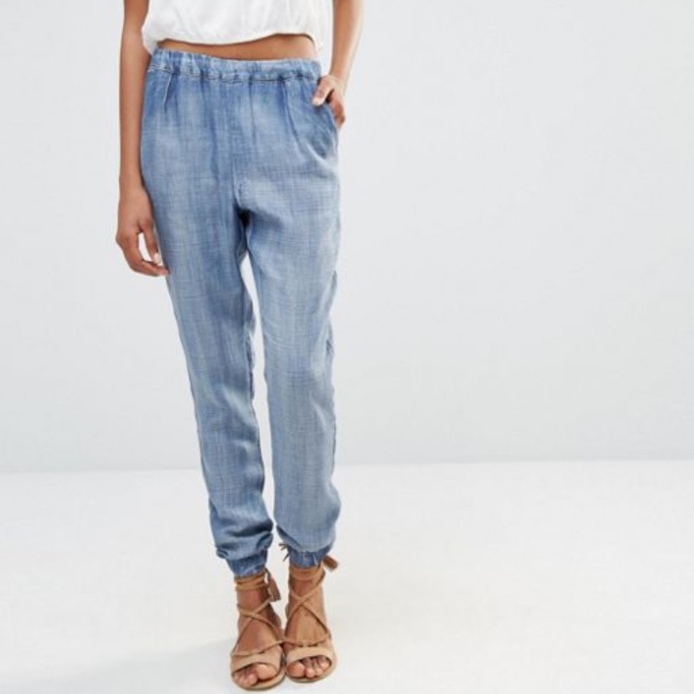 ASOS Vero Moda chambray joggers M TALL