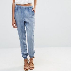 ASOS Vero Moda chambray joggers M TALL