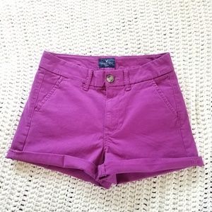 HI-RISE SHORTIE  PURPLE SHORT