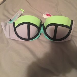 Victoria's Secret colorblock bikini top