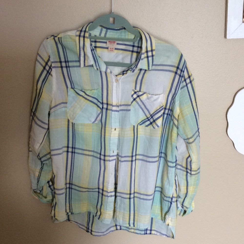 Plaid button up