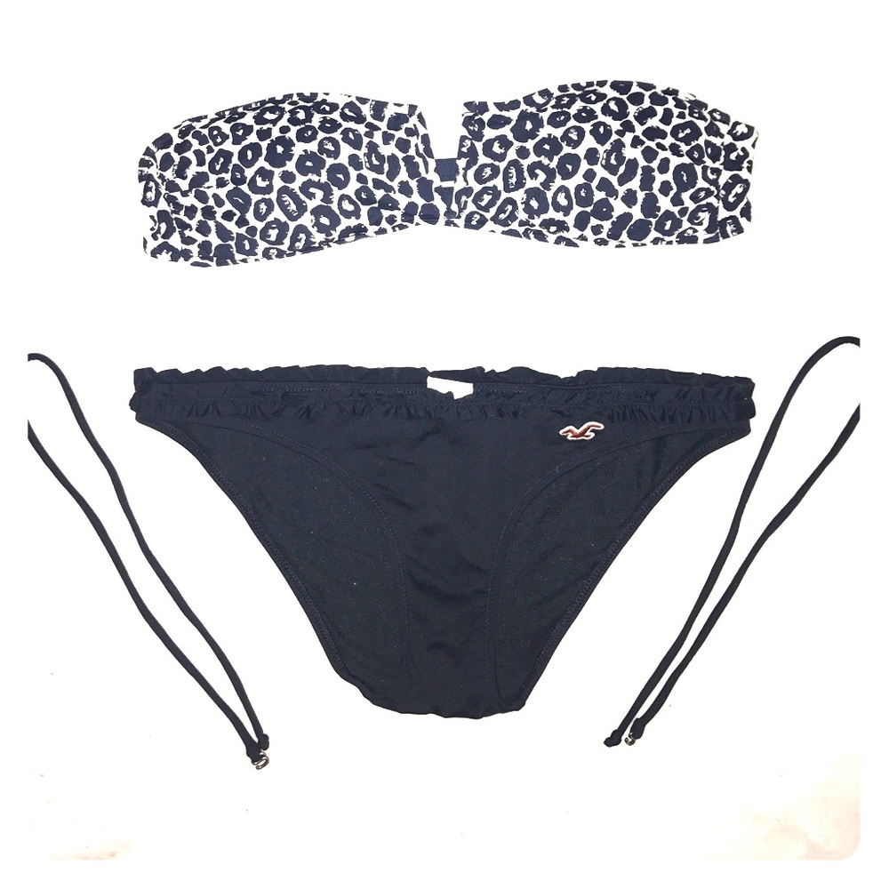 Selling a two piece bathing suit from Hollister.