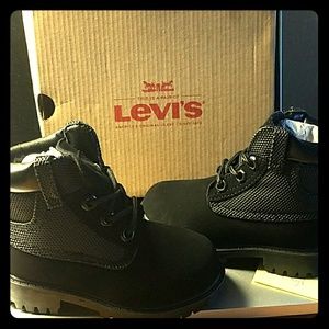 High top levi boots