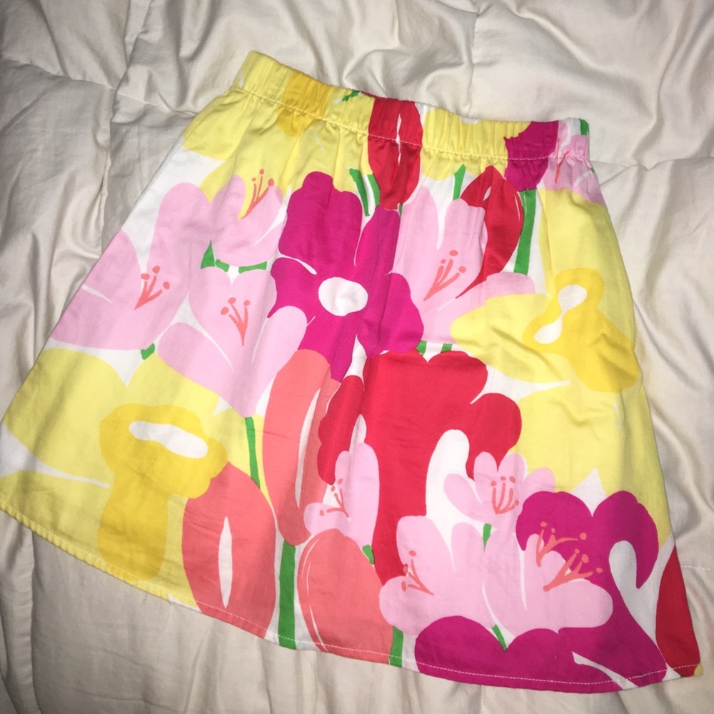 Lilly Pulitzer floral skirt