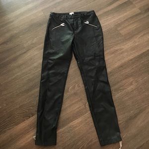 Brand New Black Leather Pants