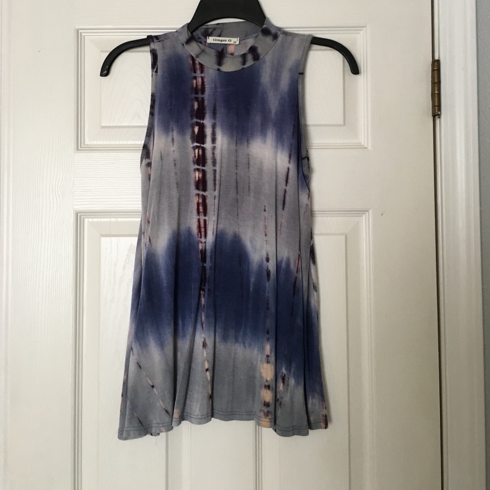 Tie dye flowy top