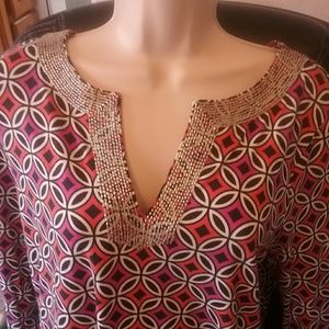 SALE❤GORGEOUS ANN TAYLOR LOFT BLOUSE,  L