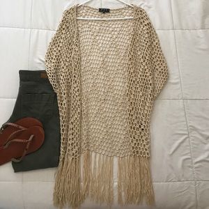 Adorable crochet kimono