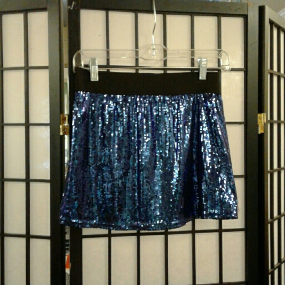 Disco Queen Royal Blue Skirt