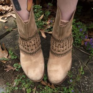 Lace Up Free People Booties
