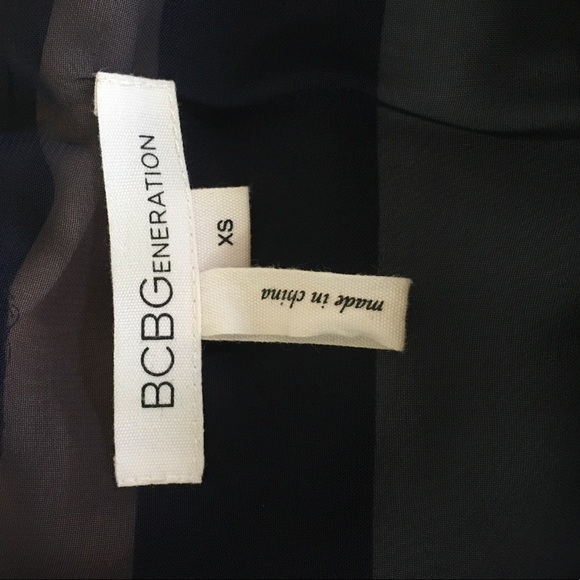 Striped BCBG formal dress XS maxi - Picture 4 of 4