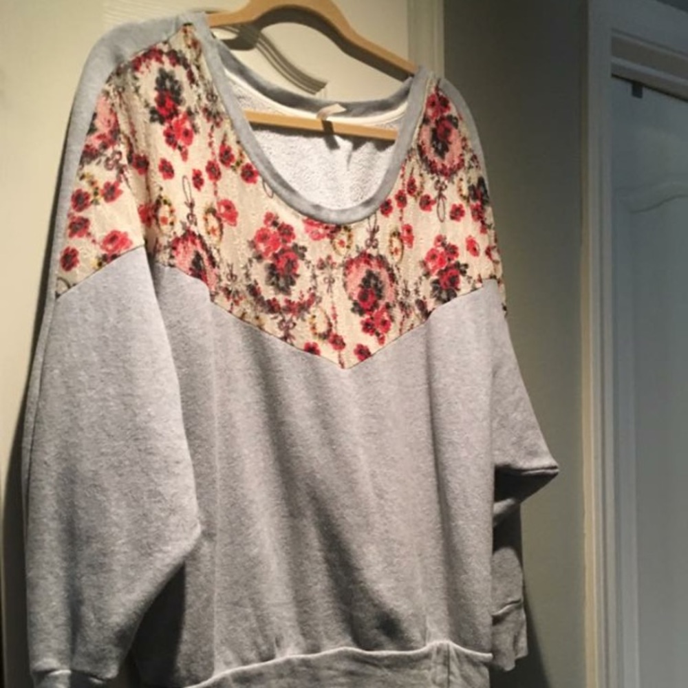 Free People oversized sweatshirt