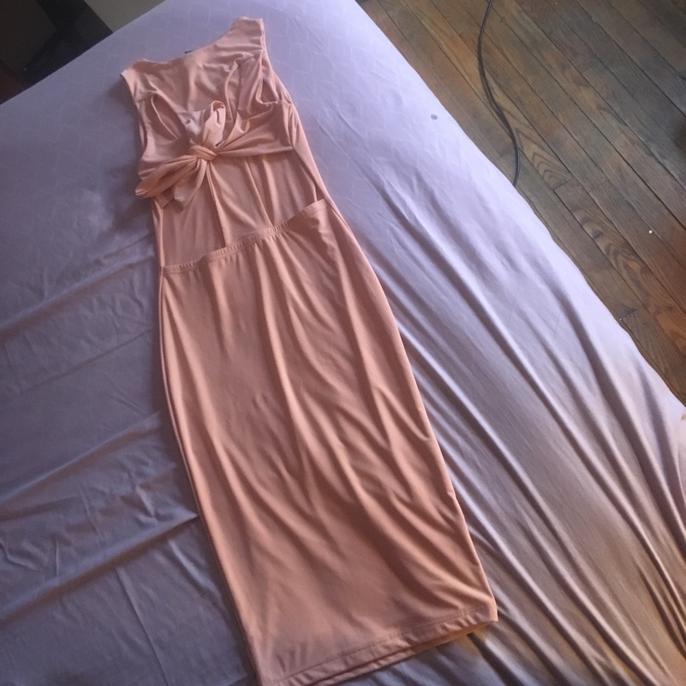 Windsor pastel pink bodycon dress - Picture 3 of 4