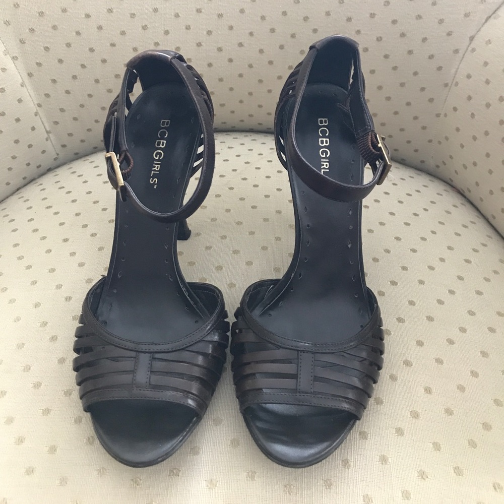 🎉SUMMER SALE🎉BCBGirls Leather Heel Sandals