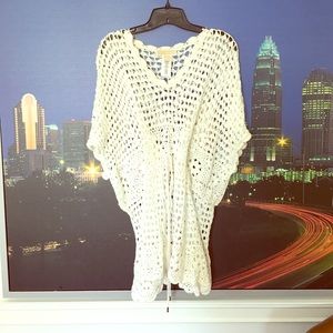 Crocheted beach cover up or tunic
