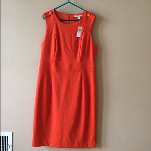 Orange banana republic dress