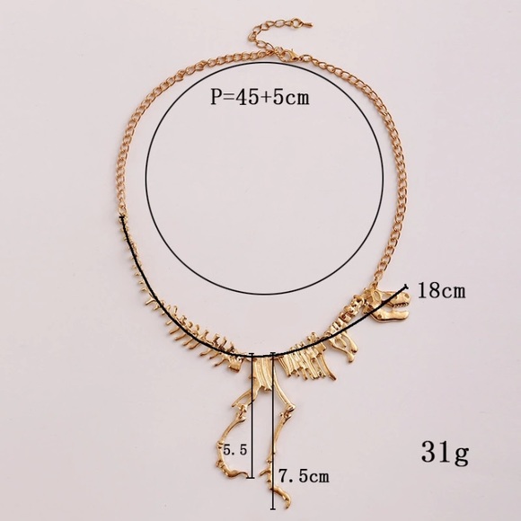 🔥BOGO Free!🔥🦖Jurassic Class Statement necklaces - Picture 5 of 5