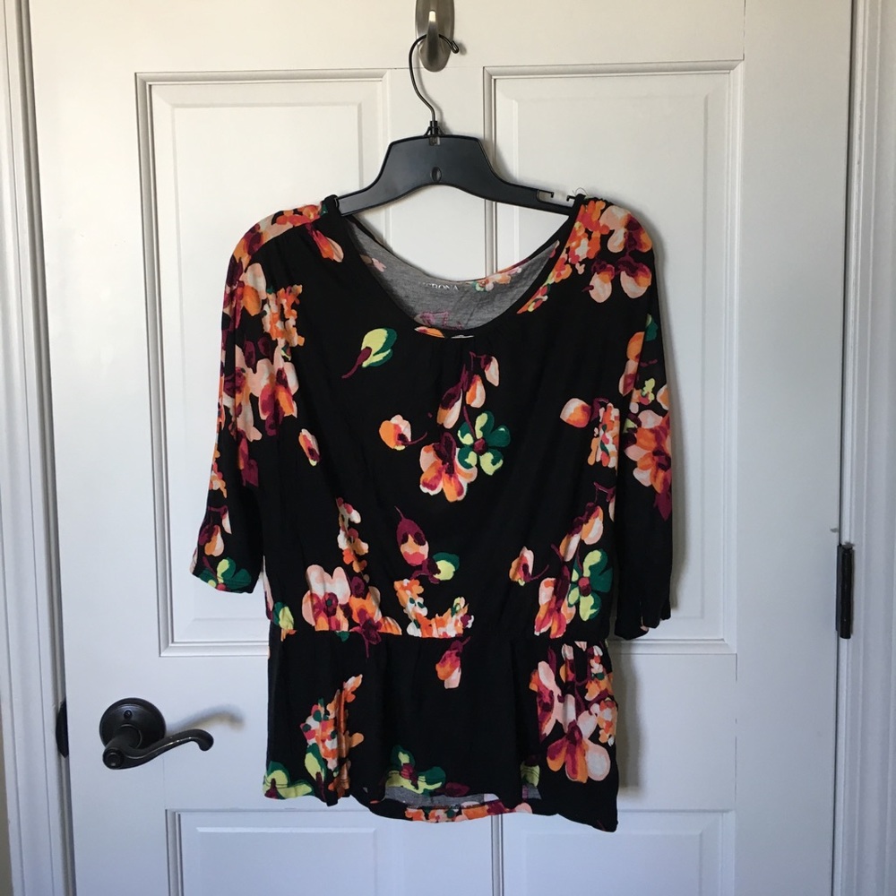 Floral peplum top!!