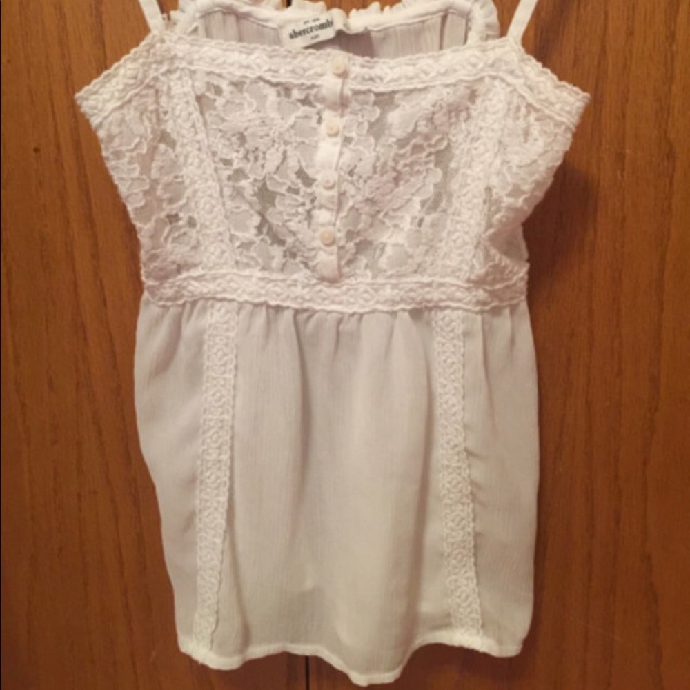 Abercrombie Kids lace tank top