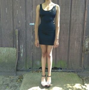 Bebe LBD with sideouts size Xxs Cocktail
